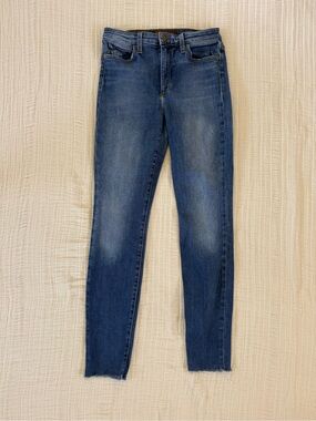 Joe’s Jeans The Charlie High Rise Skinny Ankle Jeans W27 Raw Hem
